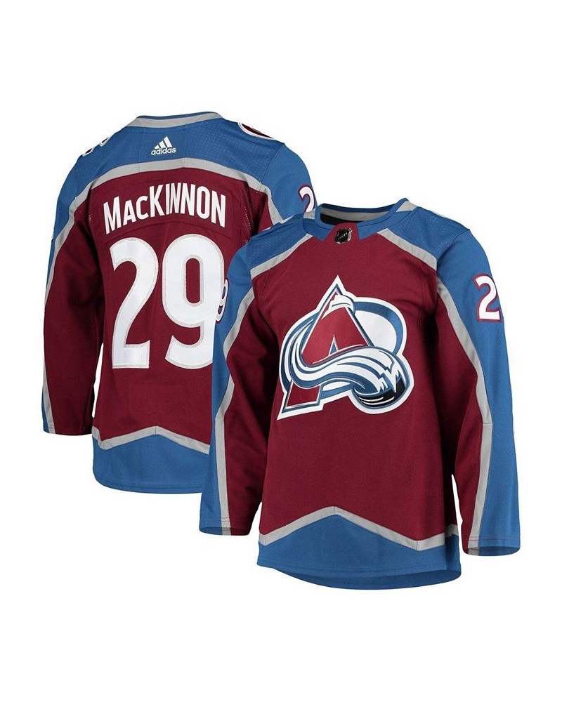 Men's Nathan Mackinnon Burgundy Colorado Avalanche Home Prime green Authentic Pro Player Jersey $76.80 Jersey