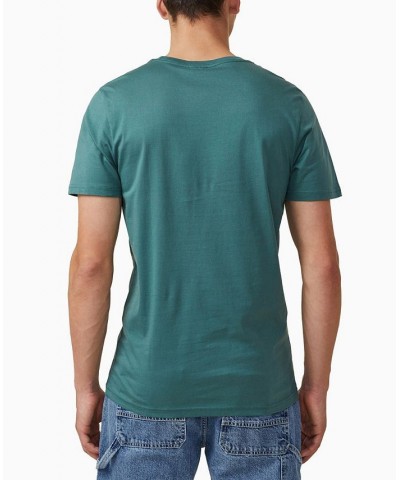 Men's Tbar Text Short Sleeve T-shirt Green $15.40 T-Shirts