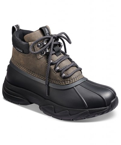 Women's Field Lace-Up Duck Boot Gray $28.77 Shoes