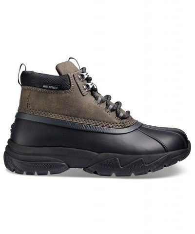 Women's Field Lace-Up Duck Boot Gray $28.77 Shoes