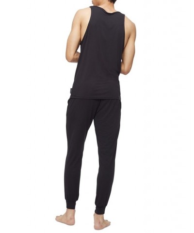 Men's Ultra Soft Modern Modal Lounge Tank Black $11.32 Pajama