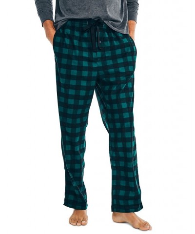 Men's Cozy Fleece Pajama Pants Green $14.52 Pajama