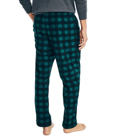 Men's Cozy Fleece Pajama Pants Green $14.52 Pajama