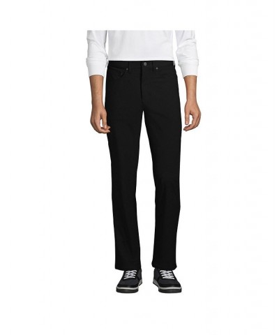 Men's Straight Fit Flex Performance 5 Pocket Pants Black $38.23 Pants