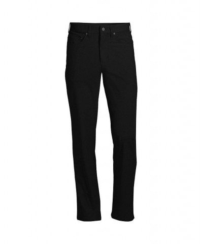 Men's Straight Fit Flex Performance 5 Pocket Pants Black $38.23 Pants