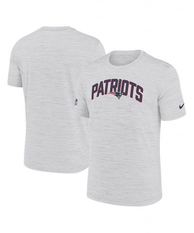 Men's White New England Patriots Velocity Athletic Stack Performance T-shirt $28.99 T-Shirts