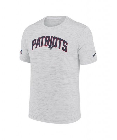 Men's White New England Patriots Velocity Athletic Stack Performance T-shirt $28.99 T-Shirts