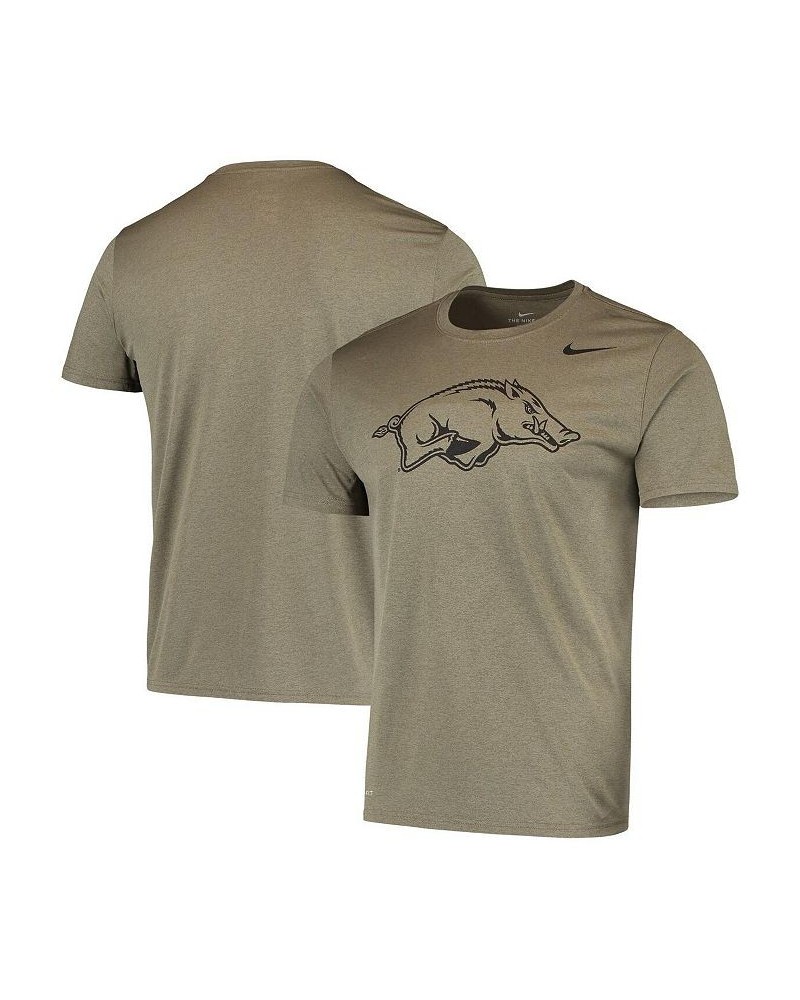 Men's Olive Arkansas Razorbacks Tonal Logo Legend Performance T-shirt $29.49 T-Shirts