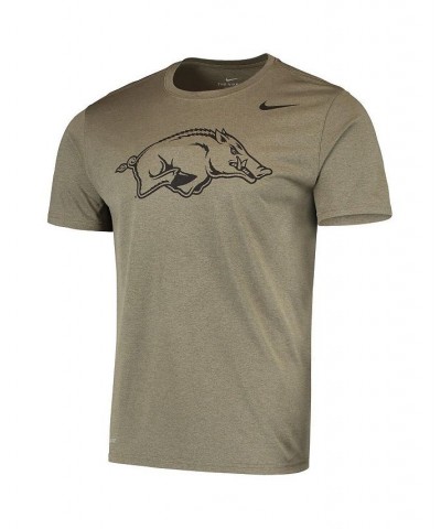 Men's Olive Arkansas Razorbacks Tonal Logo Legend Performance T-shirt $29.49 T-Shirts