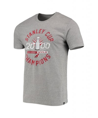 Men's '47 Heathered Gray New Jersey Devils 2000 Stanley Cup Champions T-shirt $21.23 T-Shirts