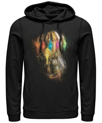 Marvel Men's Avengers Endgame Painted Thanos Gauntlet, Pullover Hoodie Black $31.02 Sweatshirt