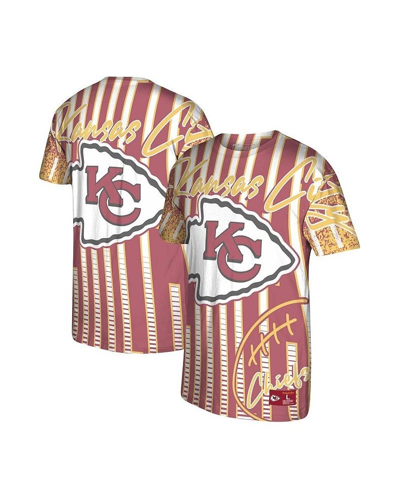 Men's Red Kansas City Chiefs Jumbotron T-shirt $27.95 T-Shirts