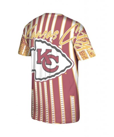 Men's Red Kansas City Chiefs Jumbotron T-shirt $27.95 T-Shirts