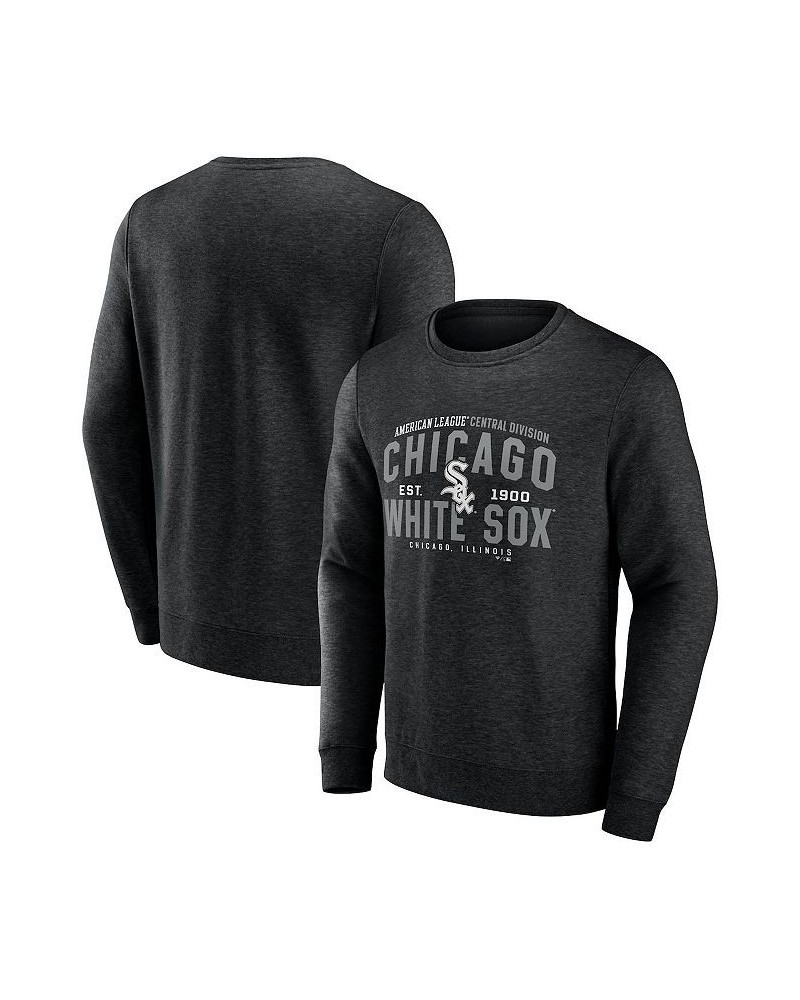 Men's Branded Heathered Black Chicago White Sox Classic Move Pullover Sweatshirt $37.79 Sweatshirt