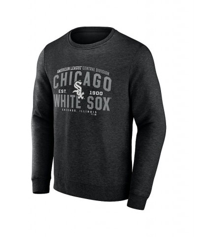 Men's Branded Heathered Black Chicago White Sox Classic Move Pullover Sweatshirt $37.79 Sweatshirt