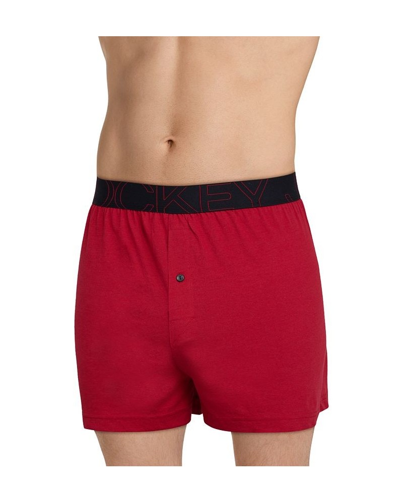 Men's ActiveBlend Moisture-Wicking 5" Boxers PD06 $11.14 Underwear