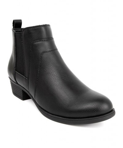 Women's Trixy Ankle Booties Black $35.00 Shoes