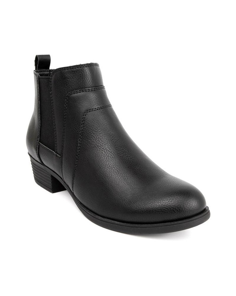 Women's Trixy Ankle Booties Black $35.00 Shoes