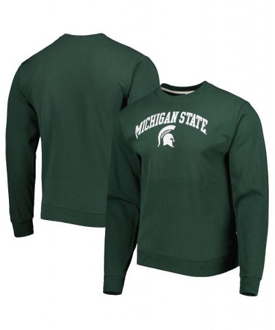 Men's Green Michigan State Spartans 1965 Arch Essential Fleece Pullover Sweatshirt $29.90 Sweatshirt