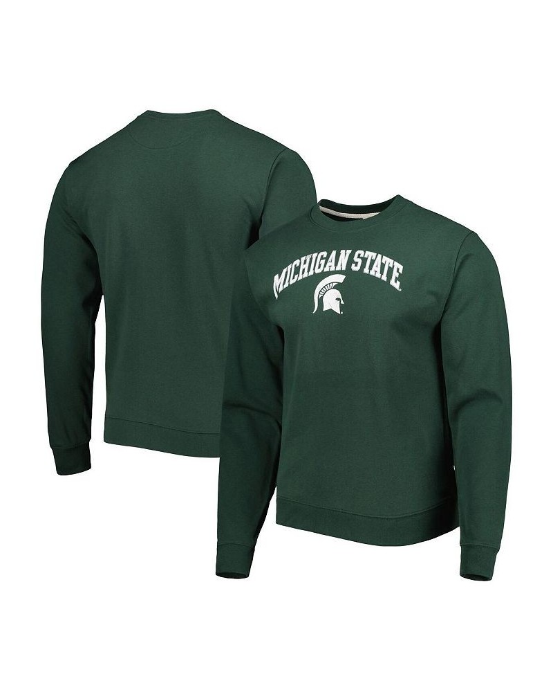 Men's Green Michigan State Spartans 1965 Arch Essential Fleece Pullover Sweatshirt $29.90 Sweatshirt