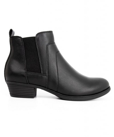 Women's Trixy Ankle Booties Black $35.00 Shoes