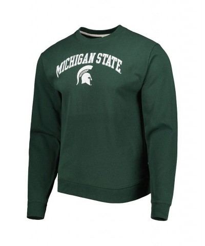 Men's Green Michigan State Spartans 1965 Arch Essential Fleece Pullover Sweatshirt $29.90 Sweatshirt