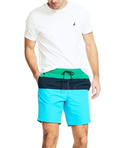 Men's Quick-Dry Colorblocked 8" Swim Trunks Green $20.82 Swimsuits