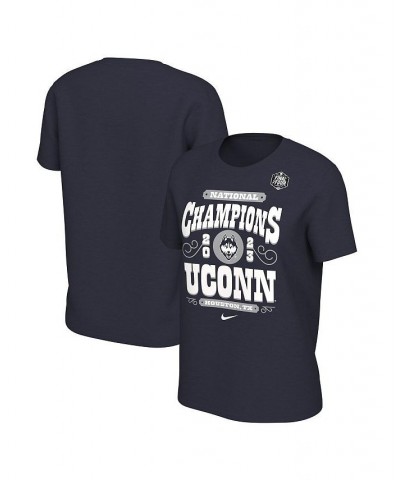 Women's Navy UConn Huskies 2023 NCAA Men's Basketball National Champions Celebration T-shirt $16.00 Tops