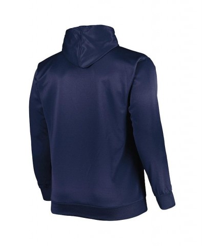 Men's Big and Tall Navy New York Yankees Fade Sublimated Fleece Pullover Hoodie $49.39 Sweatshirt