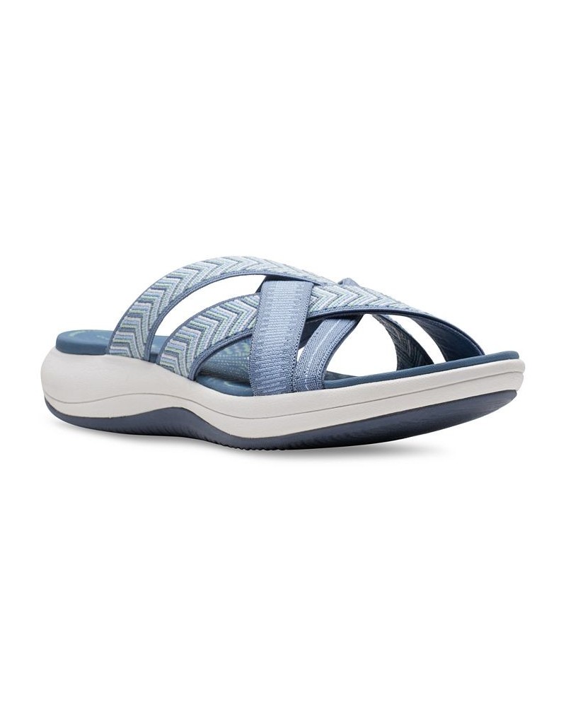 Women's Cloudsteppers™ Mira Grove Slip-On Sandals Blue $45.05 Shoes