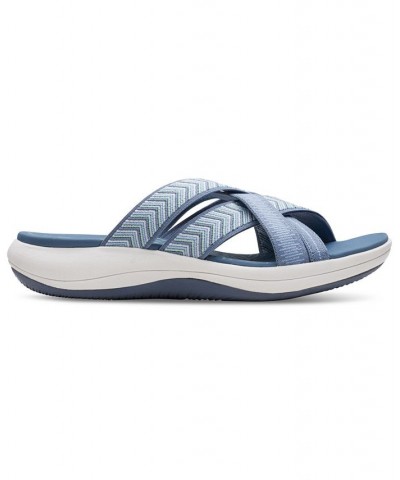 Women's Cloudsteppers™ Mira Grove Slip-On Sandals Blue $45.05 Shoes