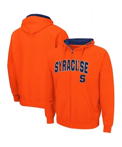 Men's Orange Syracuse Orange Arch and Logo 3.0 Full-Zip Hoodie $27.00 Sweatshirt