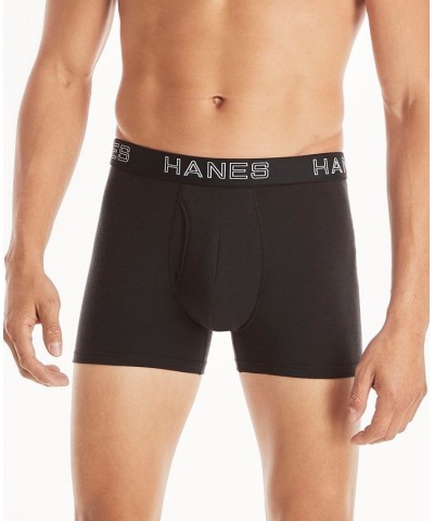 Men's 4-Pk. Ultimate ComfortFlex Fit Total Support Pouch Trunks Black $14.88 Underwear