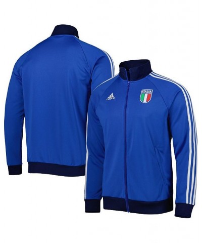 Men's Blue Italy National Team DNA Raglan Full-Zip Track Jacket $45.89 Jackets