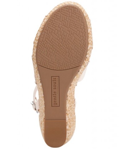 Women's Charli Ankle-Strap Espadrille Wedge Sandals PD01 $50.76 Shoes