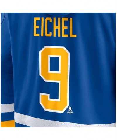 Men's Branded Jack Eichel Royal, Gold Buffalo Sabres Player Lace-Up V-Neck Pullover Hoodie $33.11 Sweatshirt