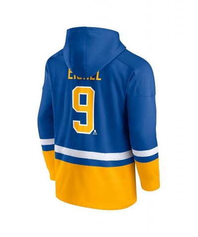 Men's Branded Jack Eichel Royal, Gold Buffalo Sabres Player Lace-Up V-Neck Pullover Hoodie $33.11 Sweatshirt