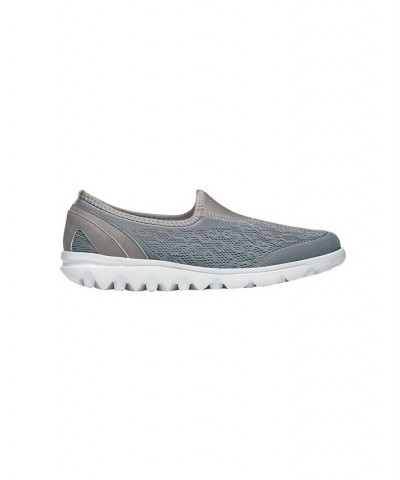 Women's Travelactive Slip On Sneaker Gray $41.25 Shoes