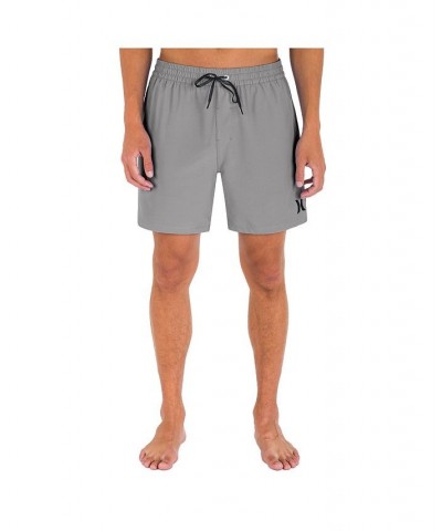 Men's One and Only Solid Volley Shorts Gray $29.00 Shorts