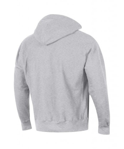 Men's Heathered Gray Virginia Cavaliers Team Arch Reverse Weave Pullover Hoodie $43.70 Sweatshirt