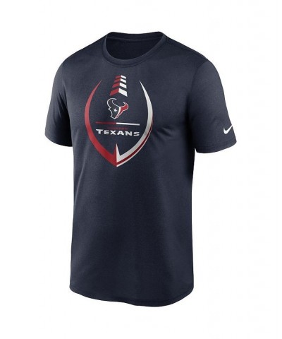 Men's Navy Houston Texans Icon Legend Performance T-shirt $25.99 T-Shirts