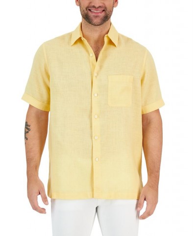 Men's 100% Linen Shirt PD05 $19.44 Shirts