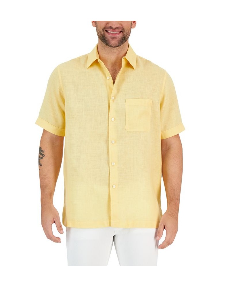 Men's 100% Linen Shirt PD05 $19.44 Shirts