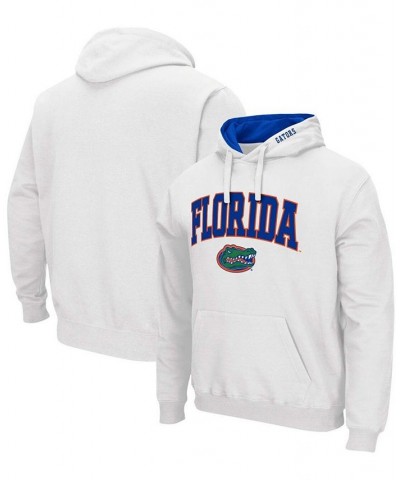 Men's White Florida Gators Arch Logo 3.0 Pullover Hoodie $24.60 Sweatshirt