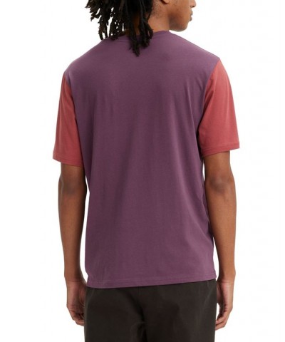 Men's Relaxed-Fit Logo Colorblock T-Shirt Colorblock Hortensia $14.35 T-Shirts