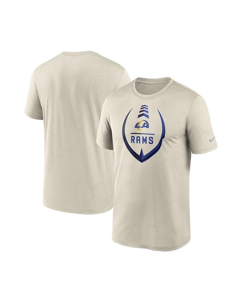 Men's Bone Los Angeles Rams Icon Legend Performance T-shirt $22.50 T-Shirts