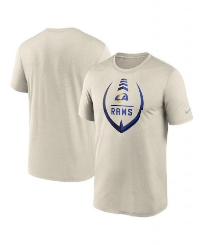 Men's Bone Los Angeles Rams Icon Legend Performance T-shirt $22.50 T-Shirts