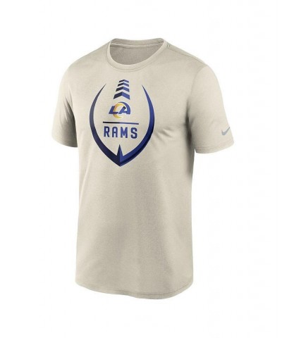 Men's Bone Los Angeles Rams Icon Legend Performance T-shirt $22.50 T-Shirts