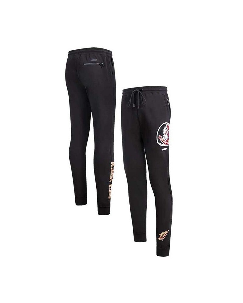 Men's Black Florida State Seminoles Classic DK Jogger Pants $51.70 Pants