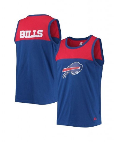 Men's Royal, Red Buffalo Bills Team Touchdown Fashion Tank Top $20.50 T-Shirts